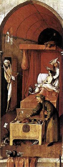Hieronymus Bosch Death and the Usurer oil painting image